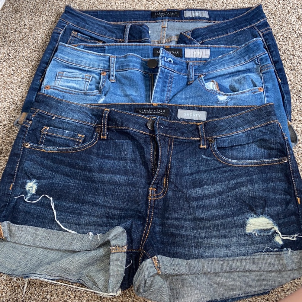 Bundle: 3 pairs of Aeropostale Jean Short